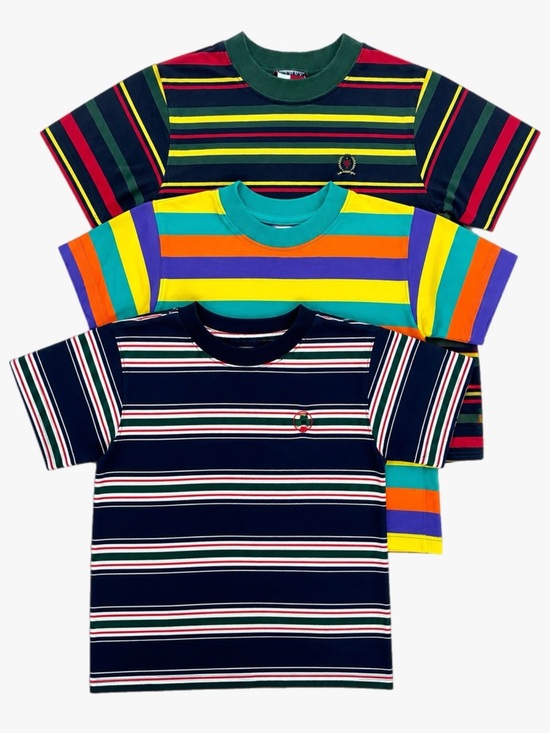Tommy Hilfiger Other - Vintage 90s Toddler Boys 3T 4T Striped T-Shirt Bundle Colorblock Tees